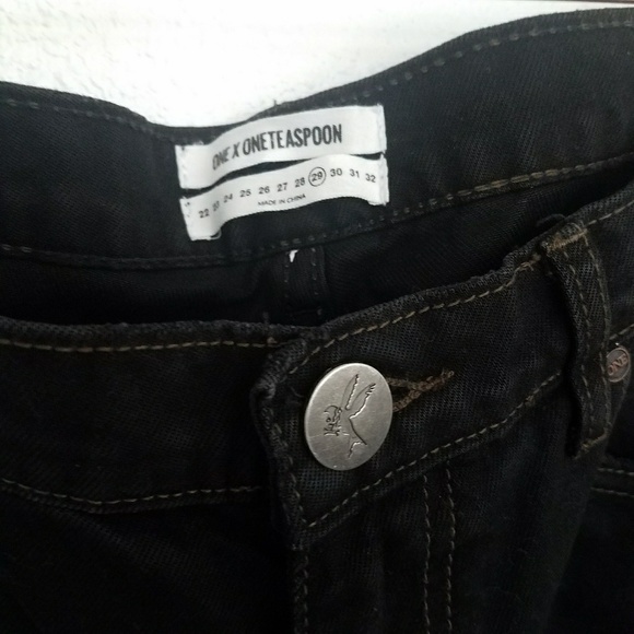 One teaspoon black distressed skinny jeans - Picture 4 of 7